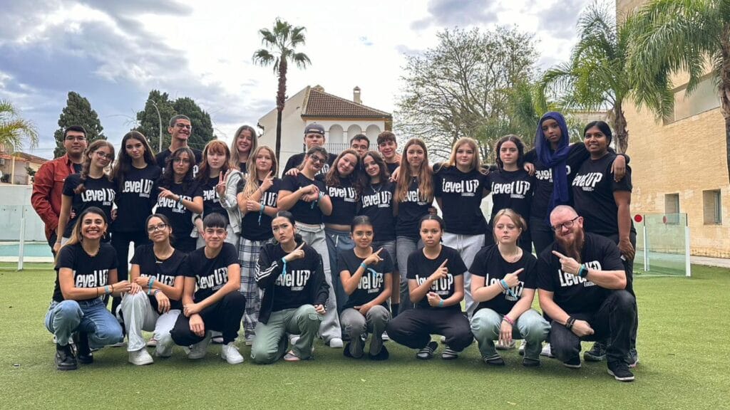 Erasmus Malta LevelUP Youth Exchange group photo